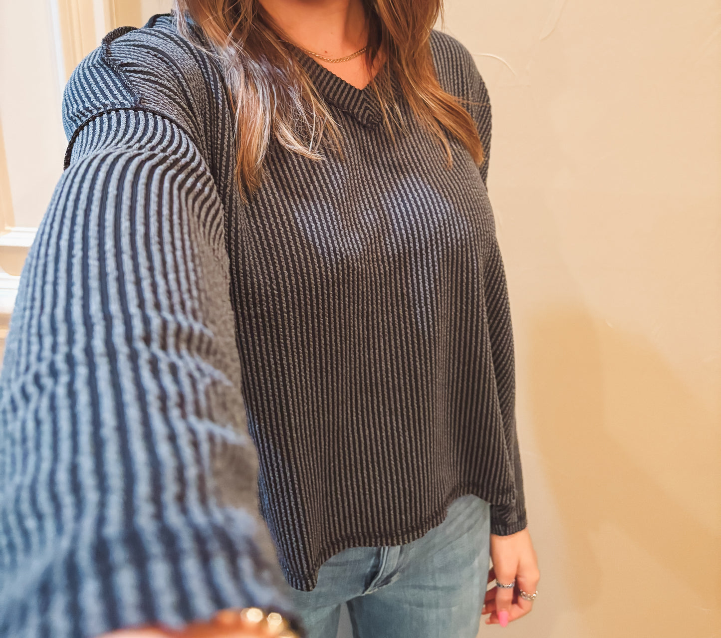 Brandi Ribbed Long Sleeve